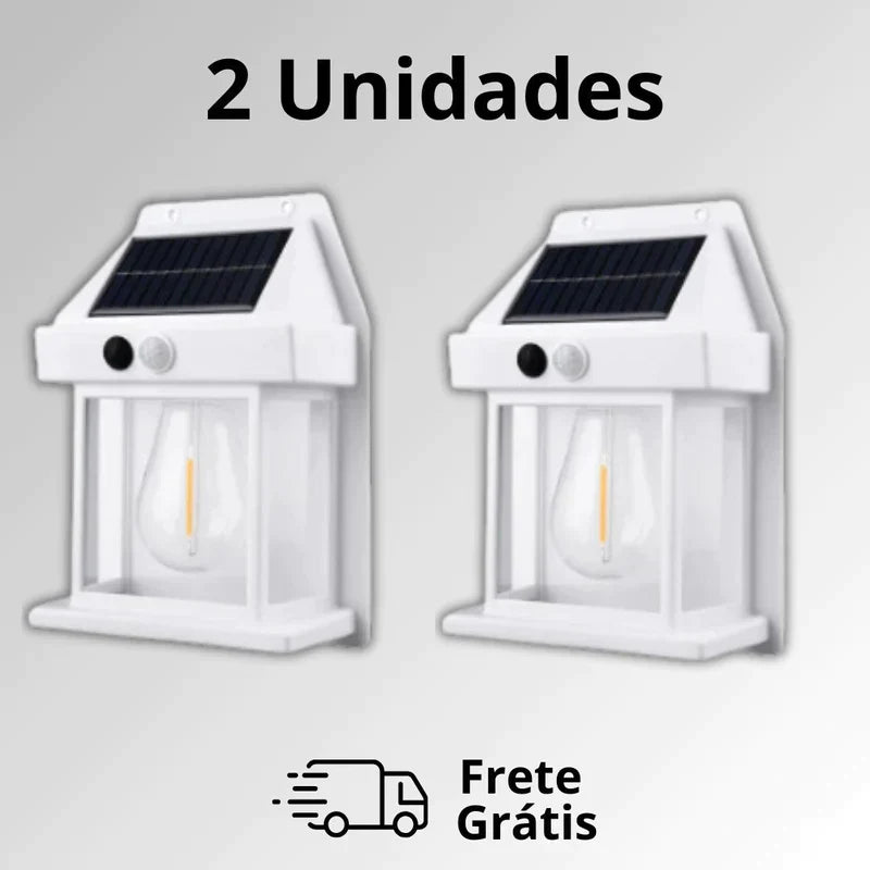 Kit Luminária refletor Solar Ecolux - FRETE GRÁTIS