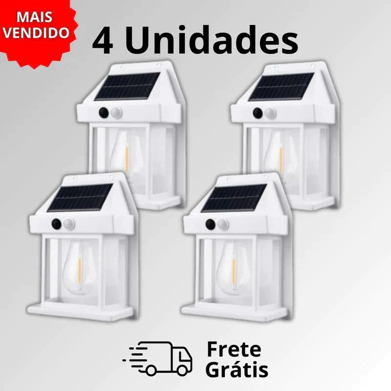 Kit Luminária refletor Solar Ecolux - FRETE GRÁTIS