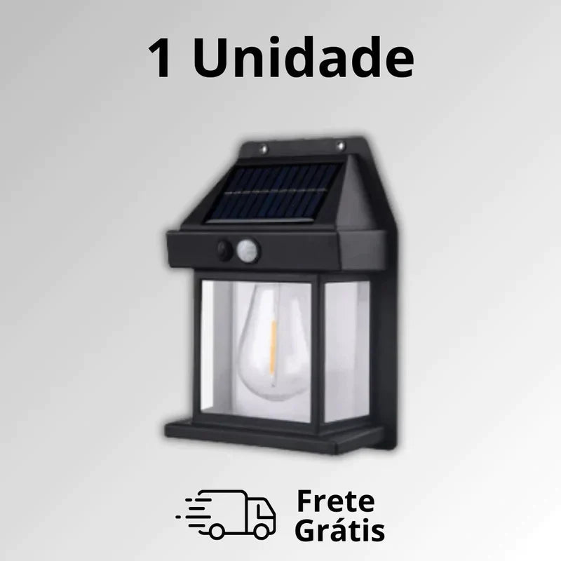 Kit Luminária refletor Solar Ecolux - FRETE GRÁTIS