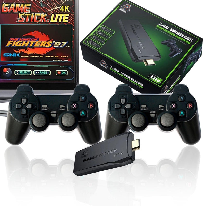 Game Stick Retrô Original 4K Ultra HD 10.000 Jogos