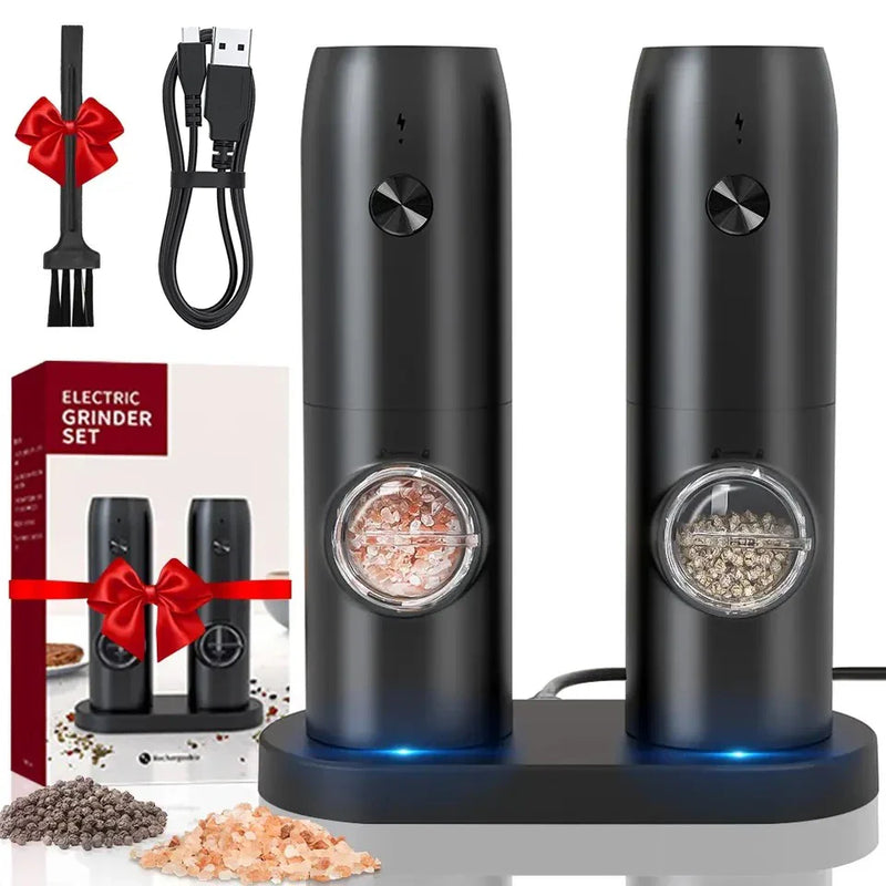 Moedor de Pimenta e Sal Automático Recarregável por USB SpiceMaster