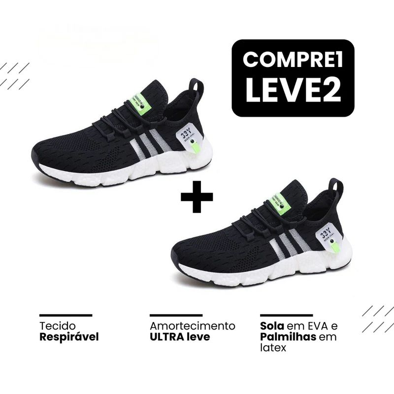 New Tênis Fast - Respirável e Ultra Resistente (COMPRE 1 LEVE 2)